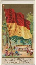 Alsace and Lorraine, from Flags of All Nations, Series 2 (N10) for Allen & Ginter Cigarettes Brands, 1890.