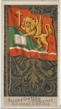 Austrian Italy, from Flags of All Nations, Series 2 (N10) for Allen & Ginter Cigarettes Brands, 1890.