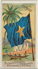 Congo, from Flags of All Nations, Series 2 (N10) for Allen & Ginter Cigarettes Brands, 1890.