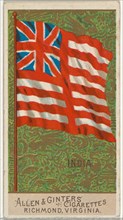 India, from Flags of All Nations, Series 2 (N10) for Allen & Ginter Cigarettes Brands, 1890.