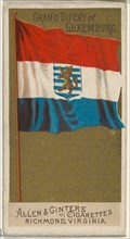 Grand Duchy of Luxemburg, from Flags of All Nations, Series 2 (N10) for Allen & Ginter Cigarettes Brands, 1890.