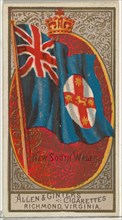 New South Wales, from Flags of All Nations, Series 2 (N10) for Allen & Ginter Cigarettes Brands, 1890.
