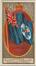 Queensland, from Flags of All Nations, Series 2 (N10) for Allen & Ginter Cigarettes Brands, 1890.