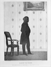 Silhouette Portrait of Martin Van Buren, 1844.