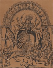 Sri Sri Durga, ca. 1875-80.