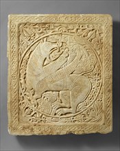 Panel with a Griffin, Byzantine, 1250-1300.