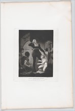 Prince Arthur and Hubert (Shakespeare, King John, Act 4, Scene 1), 1823-24.