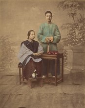 [Portrait of a Chinese Couple], 1870s.