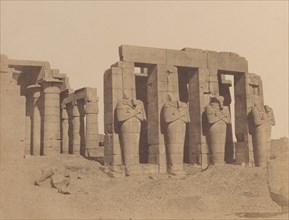 The Memnonium or Rameseion, Thebes, 1852-55, printed 1854-56.