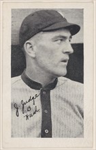 J. Judge, 1 B Wash., from Baseball strip cards (W575-2), ca. 1921-22.