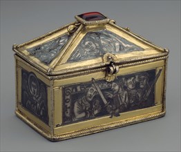 Reliquary Casket with Scenes from the Martyrdom of Saint Thomas Becket, British, ca. 1173-80.