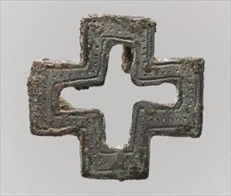 Purse Mount in the Form of a Cross, Frankish, 7th century.