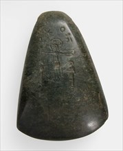 Axe Head, Byzantine (carving), late 9th-early 13th century (carving); prehistoric (axe head).
