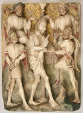 Taking of Christ, British, ca. 1440-50.