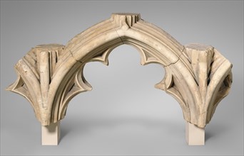Tracery Arcade from the Great South Window of Canterbury Cathedral, British, ca. 1426-1435.  Design perhaps by Master Mason Stephen Lote (d. 1417) or  Master Mason Thomas Mapilton (d. 1432)