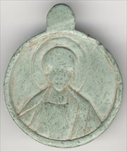 Medallion with the Head of a Saint, Byzantine, 14th-15th century. Possibly Saint John Chrysostom
