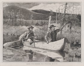 Trapping in the Adirondacks (Every Saturday, Vol. I, New Series), October 24, 1870.
