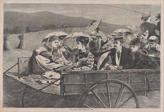 The Straw Ride (Harper's Bazar, Vol. II), September 25, 1869.