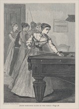 Jessie Remained Alone at the Table (The Galaxy, An Illustrated Magazine of Entertaining Reading, Vol. VI), July 1868.