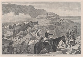 The Summit of Mount Washington (Harper's Weekly, Vol. VIII), July 10, 1869.