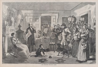 Our Minister's Donation Party (Harper's Bazar, Vol. I), December 19, 1868.