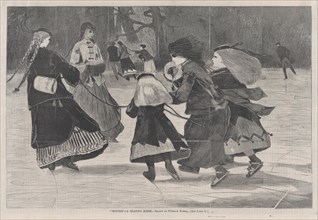 Winter - A Skating Scene (Harper's Weekly, Vol. XII), January 25, 1868.