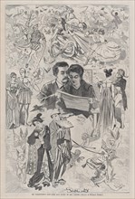 St. Valentine's Day - The Old Story in All Lands (Harper's Weekly, Vol. XII), February 22, 1868.