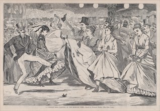 A Parisian Ball - Dancing at the Mabille, Paris (Harper's Weekly, Vol. XI), November 23, 1867.