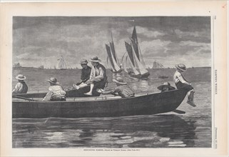 Gloucester Harbor (Harper's Weekly, Vol. XVII), September 27, 1873.