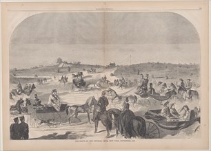 The Drive in Central Park, New York (Harper's Weekly, Vol. IV), September 15, 1860.