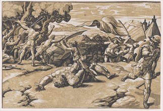 David and Goliath, ca. 1520-27.