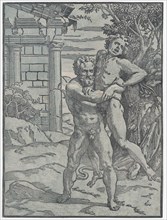 Hercules and Antaeus, ca. 1517-18.