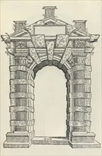 Tutte l'opere d'architettura, 1584. [Rustic Gate from Libro Estraordinaria, p. 17].