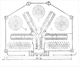 Plan of the prison