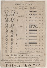 Trade Card for R. Brook