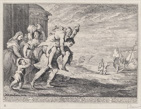 Aeneas fleeing Troy
