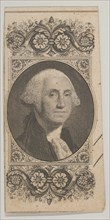 Banknote motif: Portrait on George Washington in a decorative panel