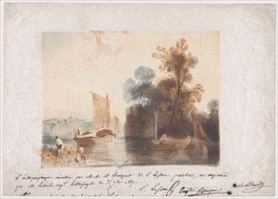 Landscape with River and Boats