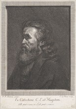 Portrait of an old man with a beard