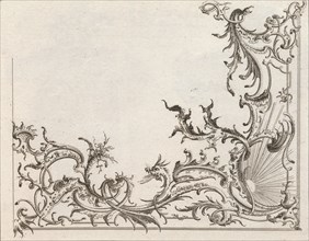 Design for the Decoration of the Lower Right Corner of a Ceiling