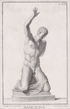 Statue of Narcissus, 1734. Creators: Carlo Gregori, Giovanni Domenico Campiglia.