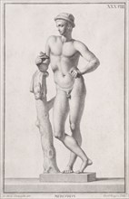 Statue of Mercury, 1734. Creators: Carlo Gregori, Giovanni Domenico Campiglia.