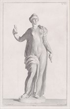 Statue of a Muse, 1734. Creator: Carlo Orsolini.