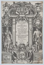 Frontispiece for 'Adversaria sacra'
