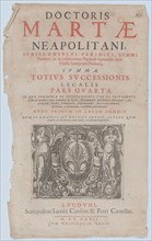 Title page vignette for 'Doctoris Martae Neapolitani'