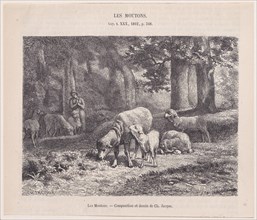 Les Moutons; from Magasin Pittoresque