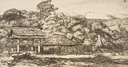 Native Barns and Huts at Akaroa