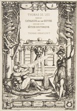 Frontispiece for the Catalogue of the work of Thomas De Leu