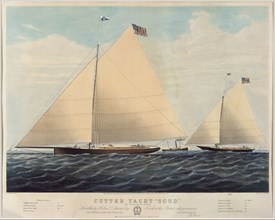 Cutter Yacht "Scud" of Philadelphia - Modelled by Robert L. Stevens