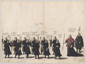 Plate 54: The pages marching in the funeral procession of Archduke Albert of Austria; from...